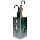 SZ Metall Schirmständer Umbrella 32668-MT silber,...