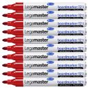 10 Legamaster Whiteboard- und Flipchart-Marker TZ 1 rot