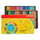 STABILO point 88 Fineliner farbsortiert 0,4 mm, 50 St.