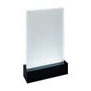 SIGEL luminous LED-Tischaufsteller DIN A5 beidseitig, 1 St.