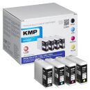 KMP E220VX schwarz, cyan, magenta, gelb Druckerpatronen...