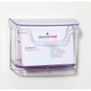 SIGEL Wandprospekthalter transparent bis 96,0 x 60,0 mm...