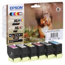 EPSON 378XL/478XL /T379D4  schwarz, cyan, magenta, gelb, rot, grau Druckerpatronen, 6er-Set