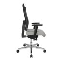 Topstar Bürostuhl Sitness 60, PS69BH W53 Stoff grau, Gestell alu