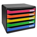 Exacompta Schubladenbox Big-Box Plus quer Classic  rot,...