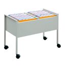 DURABLE Hängemappenwagen Quer-Registratur grau...