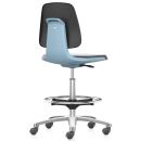 bimos Arbeitsdrehstuhl Labsit blau, schwarz Kunstleder