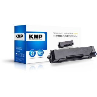 KMP K-T77  schwarz Toner kompatibel zu KYOCERA TK-1160