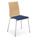Nowy Styl Schalenstühle Cafe VII buche, blau Holz, 4 St.