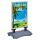 update displays Kundenstopper WindPro Lite silber DIN A1 2 Fächer 72,0 x 63,2 x 87,9 cm, 1 St.