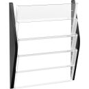 helit Wandprospekthalter the arc schwarz DIN A3 4...