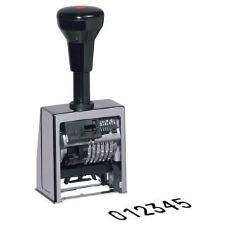 REINER Paginierstempel Modell B6 selbstfärbend schwarz ohne Logo, 1 St.