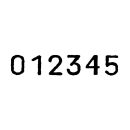 REINER Paginierstempel Modell B6 selbstfärbend schwarz ohne Logo, 1 St.