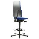 bimos Arbeitsdrehstuhl All-In-One blau Kunstleder