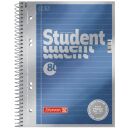 BRUNNEN Collegeblöcke Student Premium Kleinformat liniert DIN A5 Innenrand, 5 Blöcke