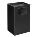 SZ Metall Standaschenbecher schwarz, 1 St.