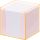 folia Zettelbox LUXBOX transparent inkl. 800 Notizzettel weiß, 1 St.