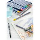 FABER-CASTELL Goldfaber Aqua Aquarellstifte farbsortiert, 24 St.