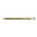 Pentel Hybrid Dual Metallic Gelschreiber 0,5 mm, Schreibfarbe: gold, 1 St.