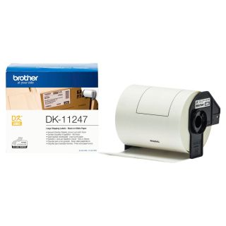 brother Endlosetikettenrolle für Etikettendrucker DK11247 weiß, 103,0 x 164,0 mm, 1 x 180 Etiketten