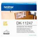 brother Endlosetikettenrolle für Etikettendrucker DK11247 weiß, 103,0 x 164,0 mm, 1 x 180 Etiketten