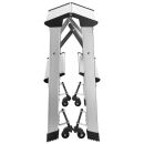 ALCO Klapptritt silber 2 Stufen, H: 44,0 cm