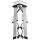 ALCO Klapptritt silber 2 Stufen, H: 44,0 cm