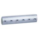 Zeller Schlüsselbrett silber mit 6 Haken, 34,0 x 3,8...