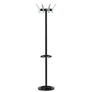 unilux Kleiderständer Cypres schwarz Metall 24 Haken 34,0 x 170,0 cm, 1 St.