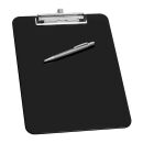 WEDO Klemmbrett 576601 DIN A4 schwarz Kunststoff, 1 St.