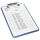 WEDO Klemmbrett 576603 DIN A4 blau Kunststoff, 1 St.
