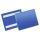 DURABLE Etikettentaschen blau A6, 50 St.
