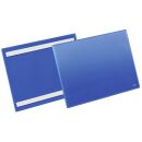 DURABLE Etikettentaschen blau A4, 50 St.