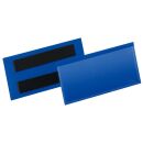 DURABLE Magnettaschen blau 10,0 x 3,8 cm, 50 St.