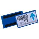 DURABLE Magnettaschen blau 15,0 x 6,7 cm, 50 St.