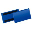 DURABLE Magnettaschen blau 15,0 x 6,7 cm, 50 St.
