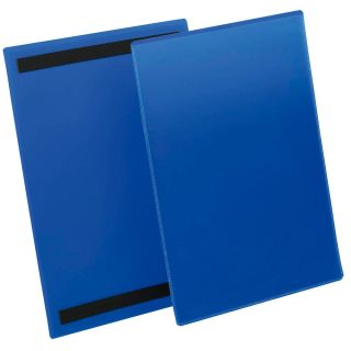 50 DURABLE Magnettaschen blau 23,3 x 31,3 cm