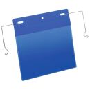 DURABLE Drahtbügeltaschen blau A5, 50 St.