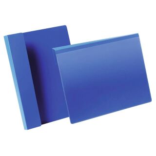 DURABLE Kennzeichnungstaschen blau A4, 50 St.