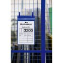 DURABLE Gitterboxtaschen blau A4, 50 St.