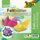 folia Faltblätter INTENSIV mehrfarbig 100 Blatt