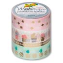 folia Washi Tape HOTFOIL Deko-Klebeband matt 15,0 mm x...
