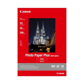 Canon Fotopapier SG-201 DIN A3 satiniert 260 g/qm 20 Blatt
