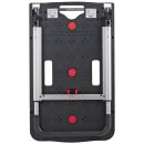 pavo Transportwagen schwarz 67,5 x 92,5 x 40,5 cm bis 137,0 kg