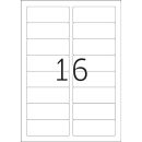 HERMA Namensetiketten 4515 weiß 88,9 x 33,8 mm, 20...