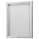 Showdown® Displays Schaukasten T silber 9x DIN A4 80,5 x 4,7 x 106,7 cm, 1 St.