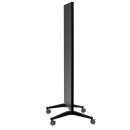 Legamaster mobile Glas-Magnettafel 90,0 x 175,0 cm schwarz
