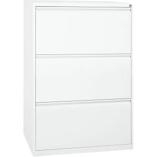 Gürkan Hängeregistraturschrank verkehrsweiß 3 Schubladen 76,0 x 62,0 x 101,0 cm, 1 St.