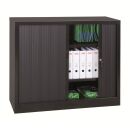 Gürkan Rollladenschrank schwarz 2 Fachböden...
