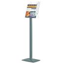 update displays Prospektständer Pillar silber DIN A4...